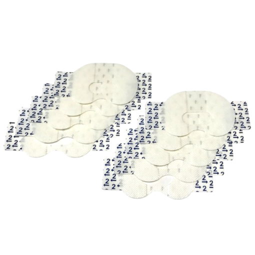 Box of 10 oval transparent dressings