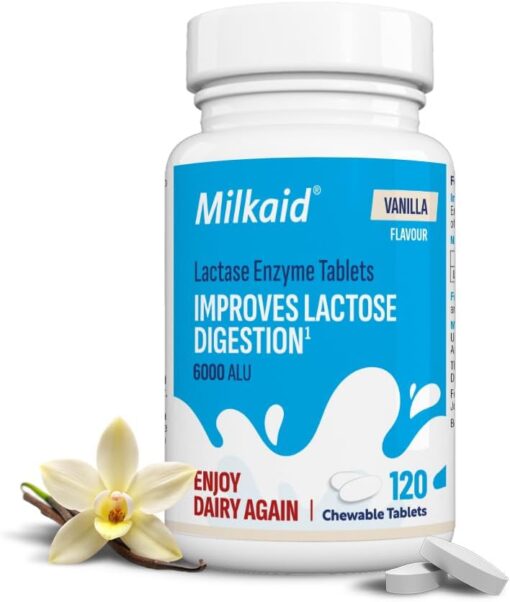 Milkaid Tablets 120 Vanilla