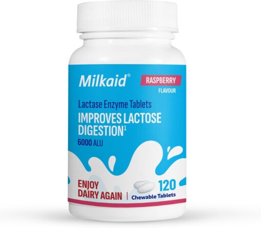 Milkaid Tablets 120s (Raspberry Flavour) - Image 3